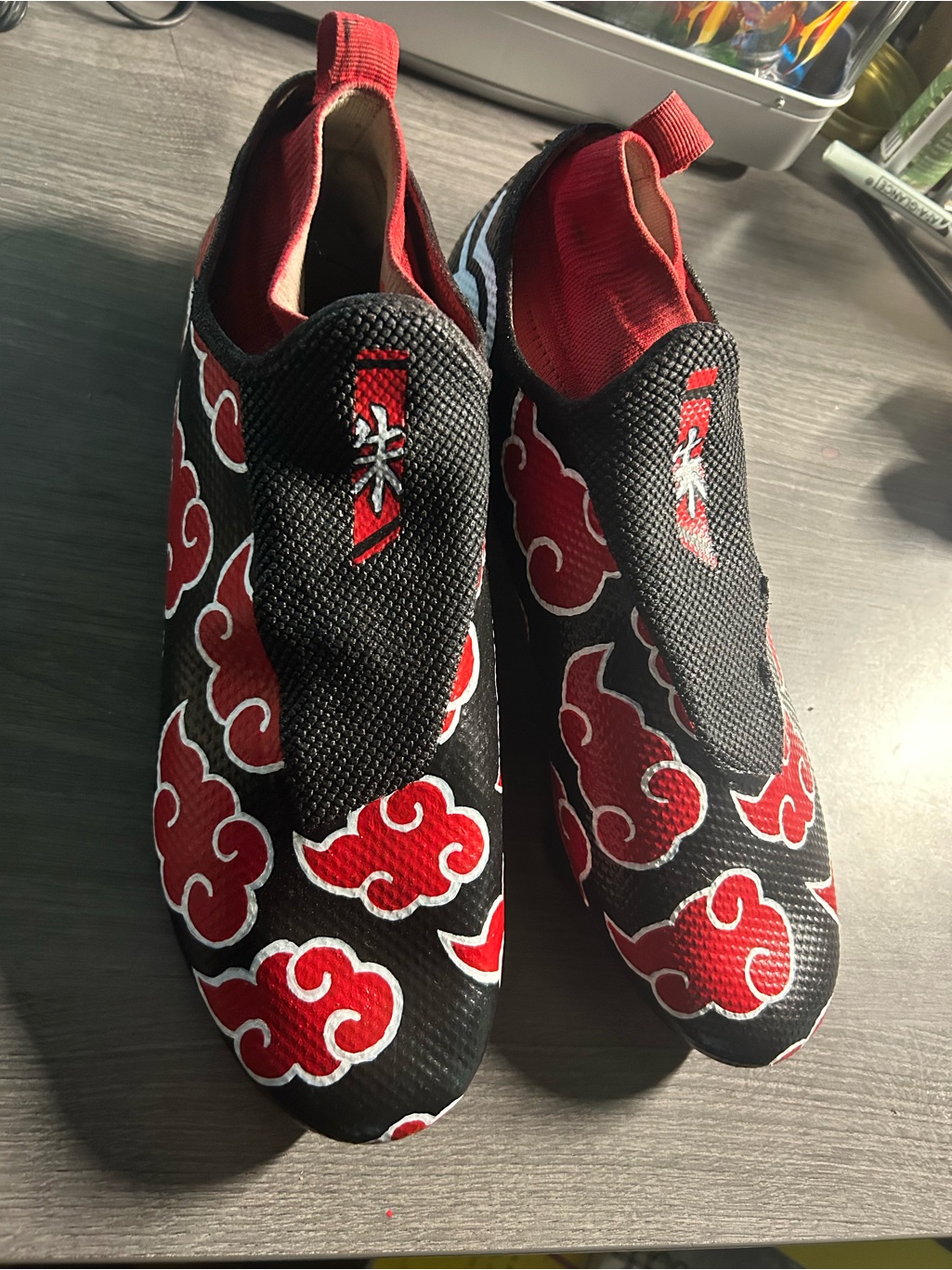 Men's Custom Naruto Akatsuki Anime Cleats